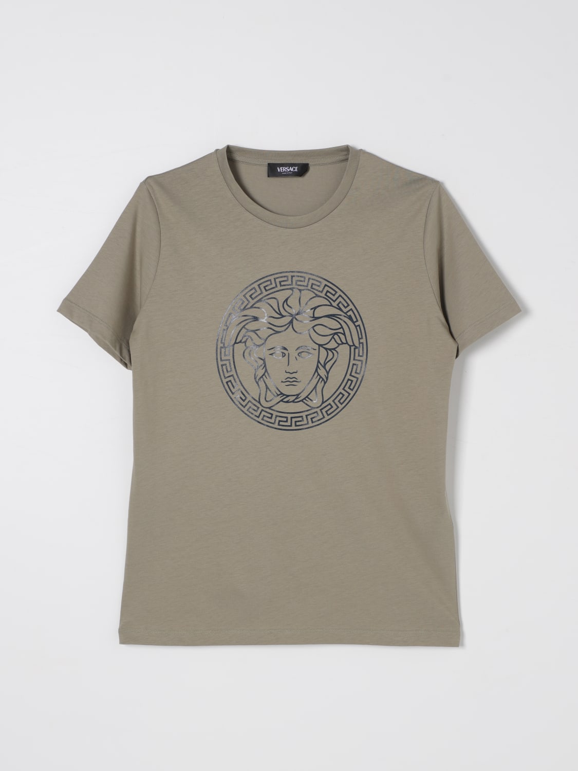 VERSACE T-SHIRT: T-shirt kids Versace, Dove Grey - Img 1