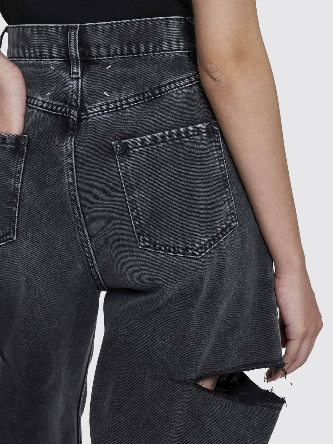 MAISON MARGIELA: Jeans woman - Black | Maison Margiela jeans