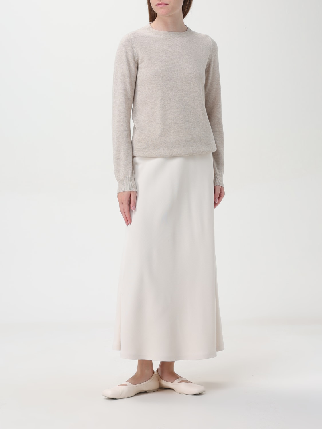 BRUNELLO CUCINELLI SKIRT: Skirt woman Brunello Cucinelli, Beige - Img 2