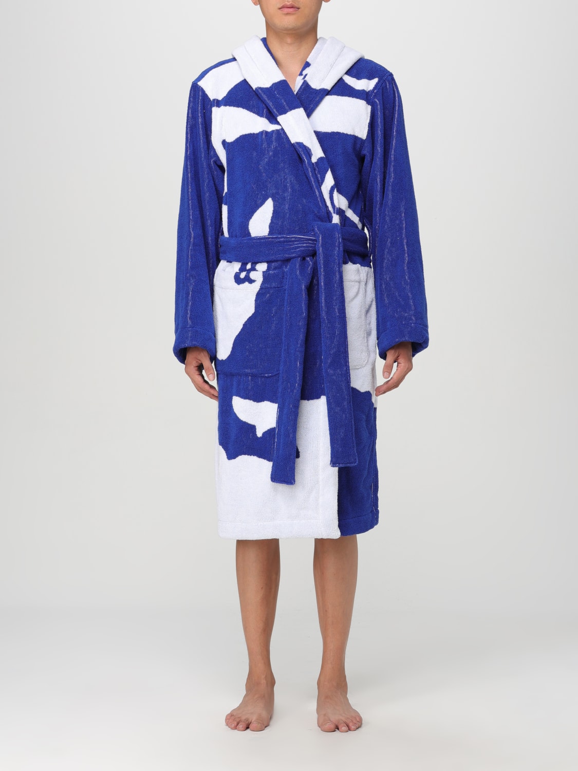 BURBERRY BATHROBES: 수영복 남성 Burberry, 블루 - Img 1