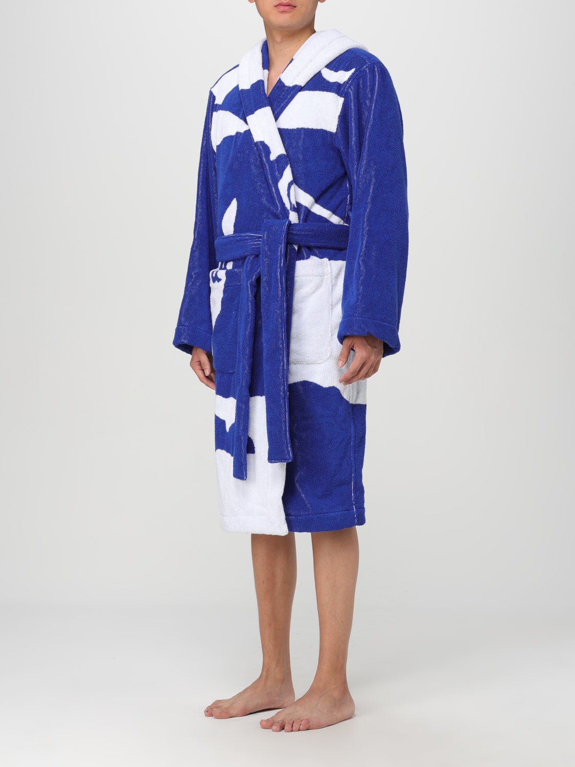 BURBERRY BATHROBES: 수영복 남성 Burberry, 블루 - Img 4