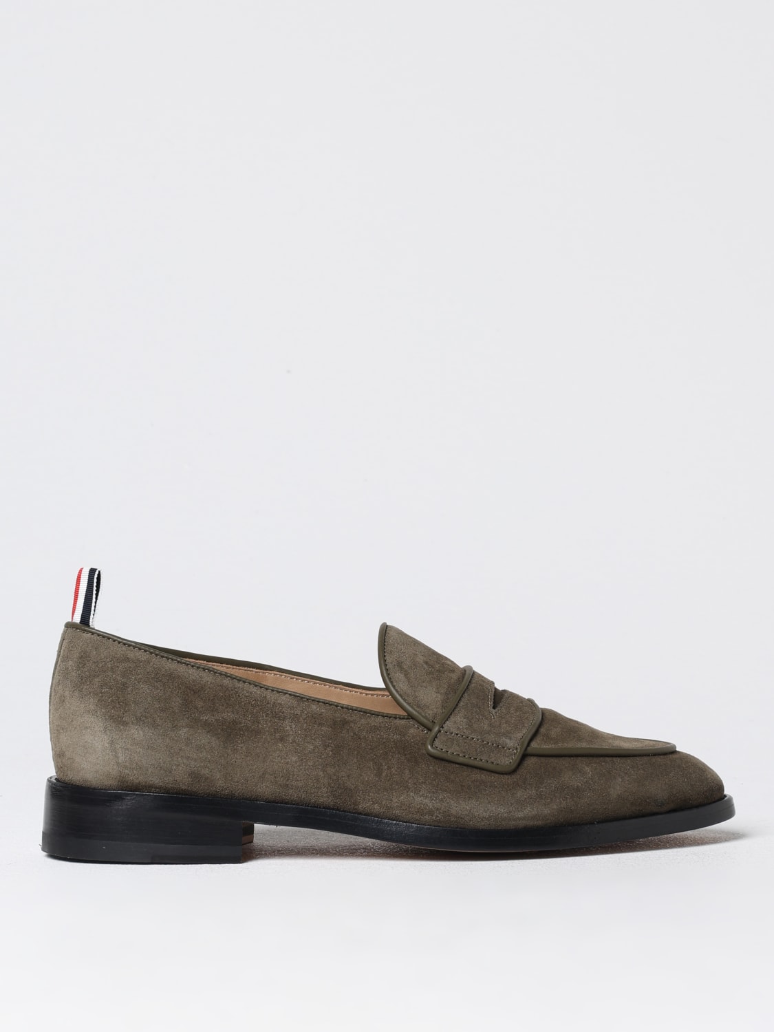 THOM BROWNE MOCASSINS: Mocassins homme Thom Browne, Vert - Img 1