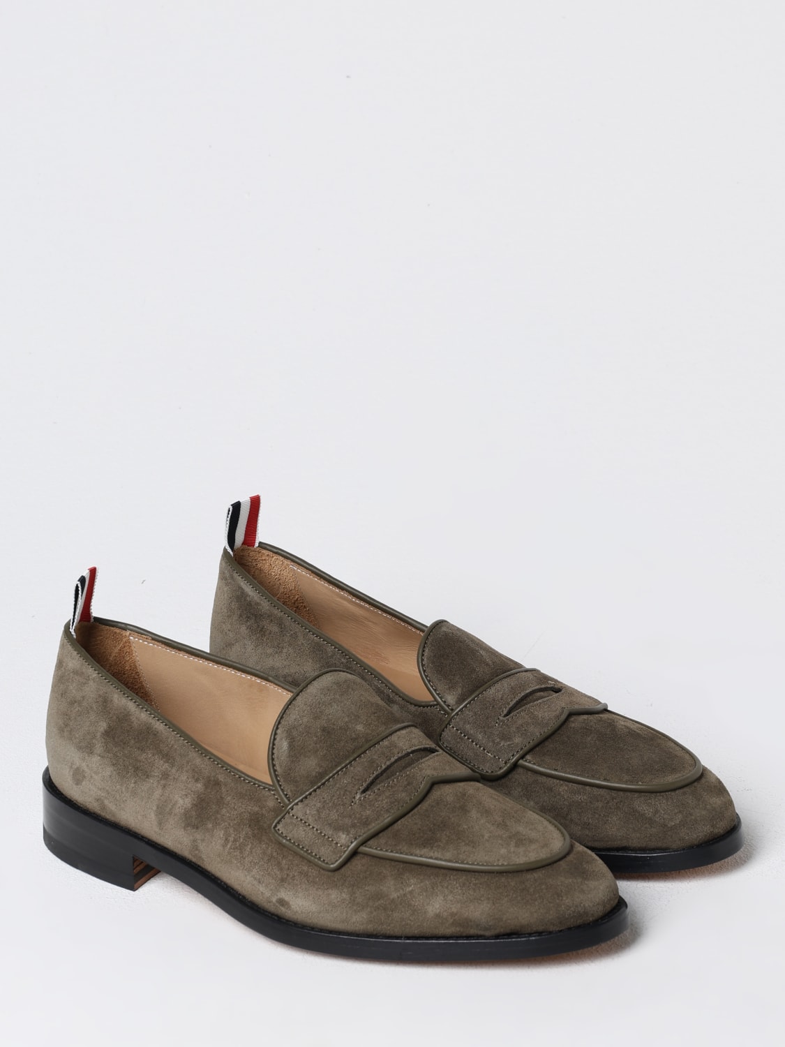 THOM BROWNE MOCASSINS: Mocassins homme Thom Browne, Vert - Img 2