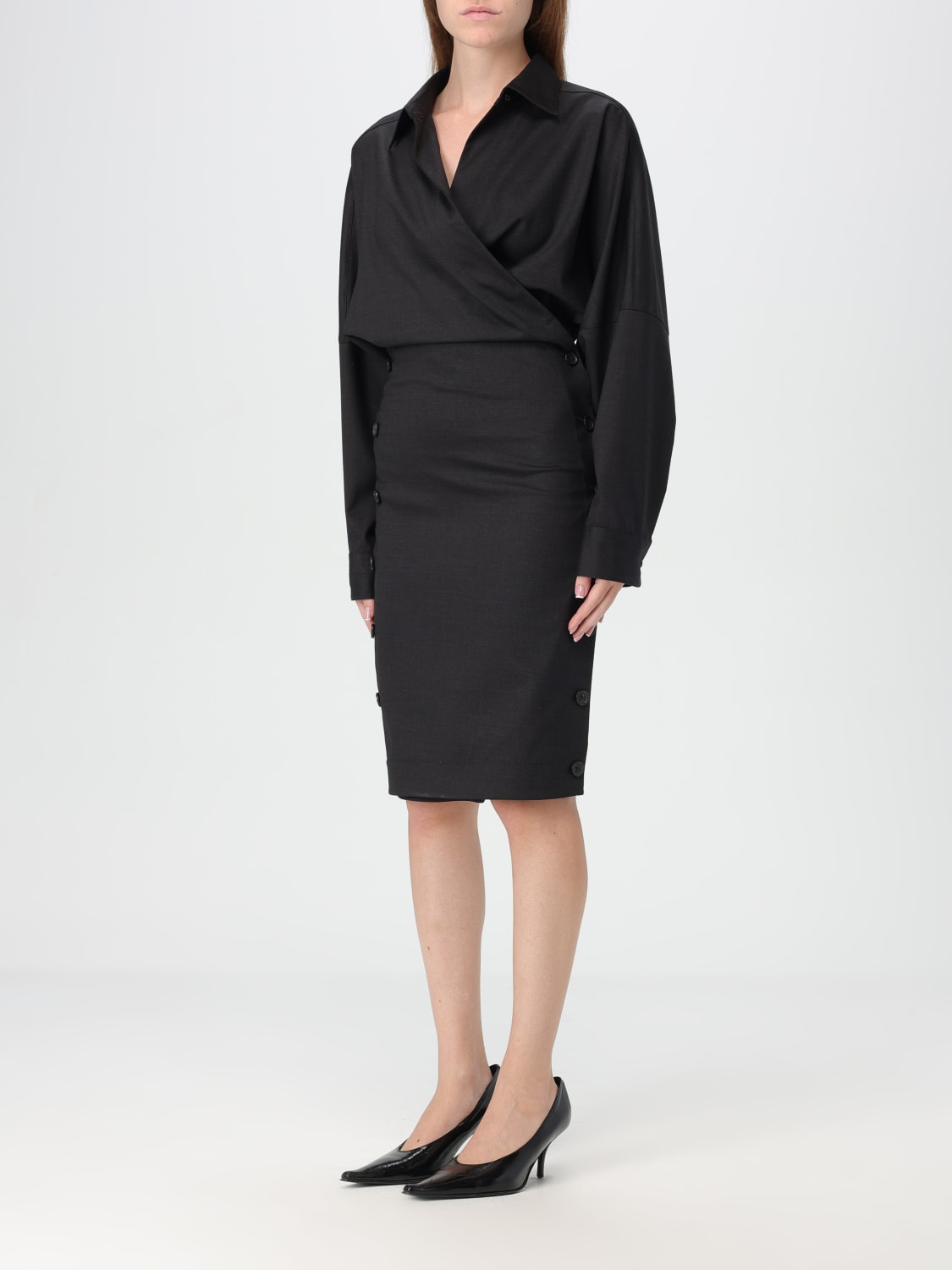 PHILOSOPHY DI LORENZO SERAFINI: Dress woman - Grey