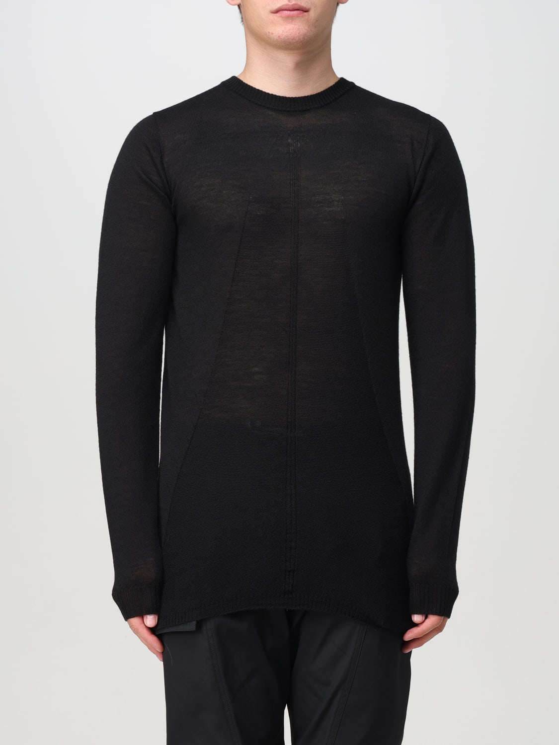 RICK OWENS SWEATER: Sweater men Rick Owens, Black - Img 1