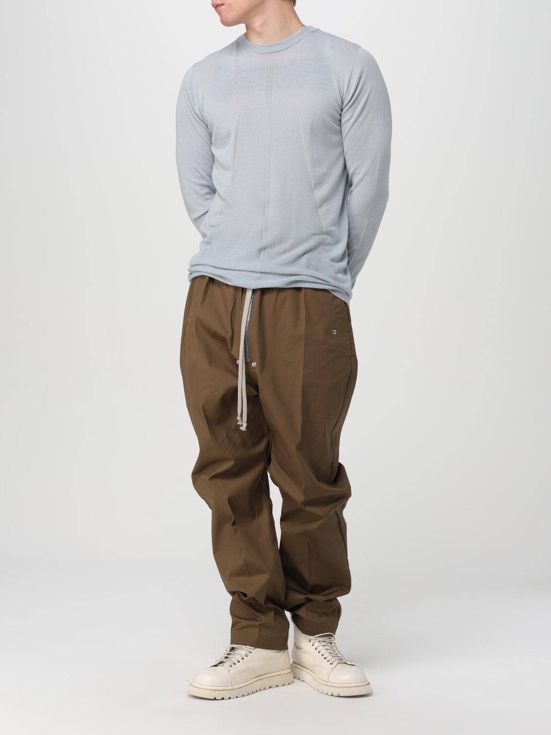 RICK OWENS SWEATER: Sweater men Rick Owens, Blue - Img 2