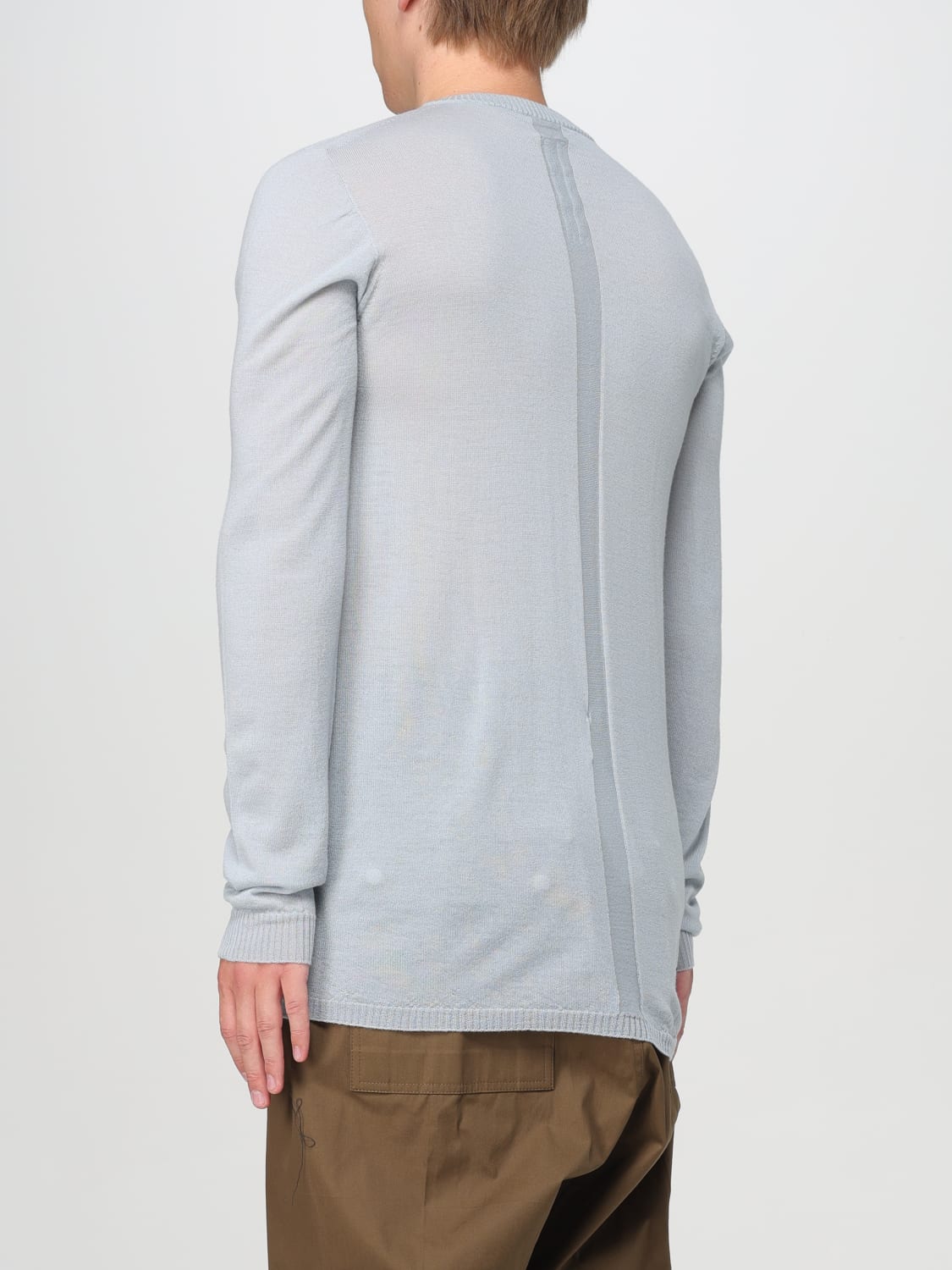 RICK OWENS SWEATER: Sweater men Rick Owens, Blue - Img 3