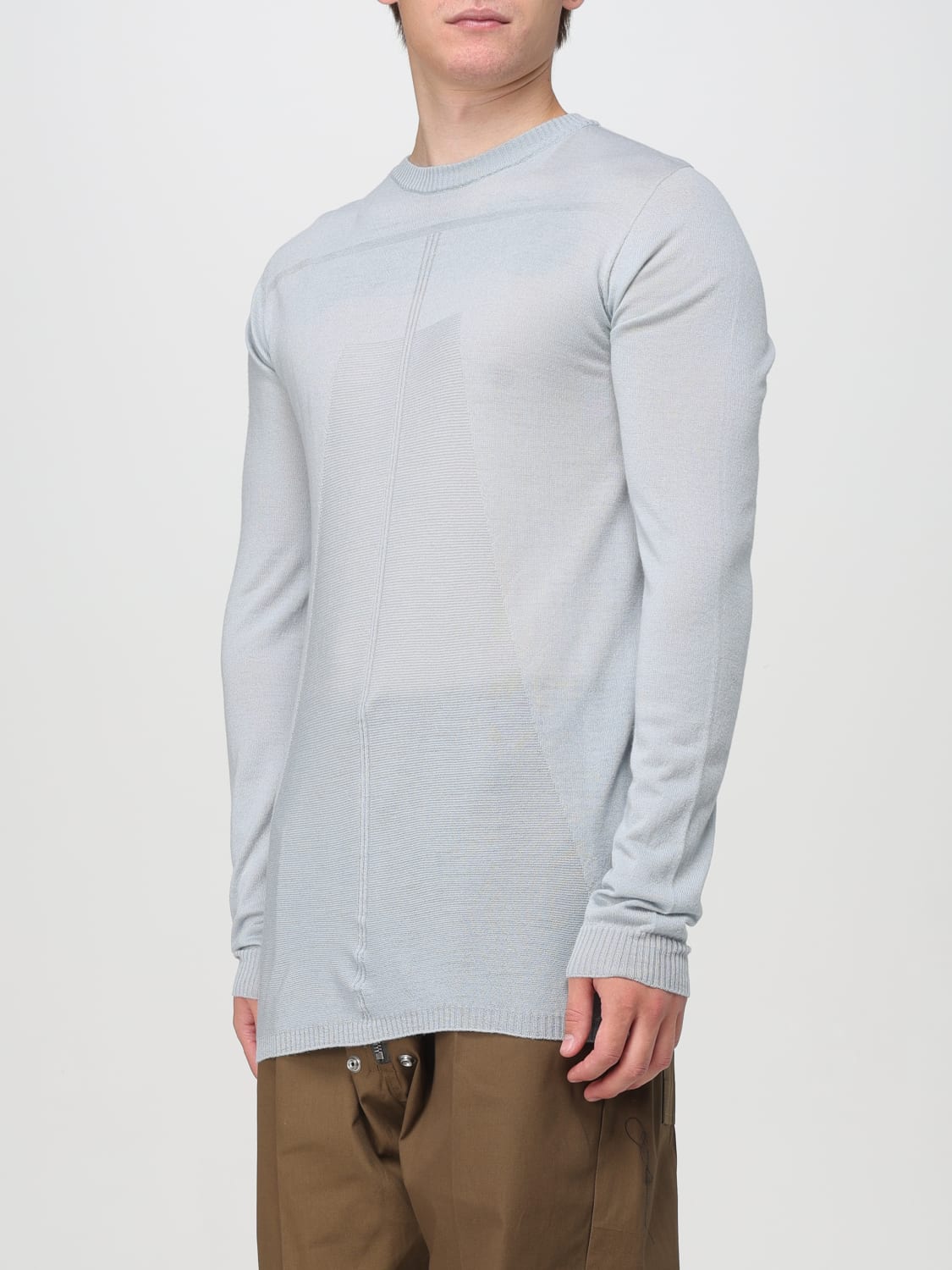 RICK OWENS SWEATER: Sweater men Rick Owens, Blue - Img 4