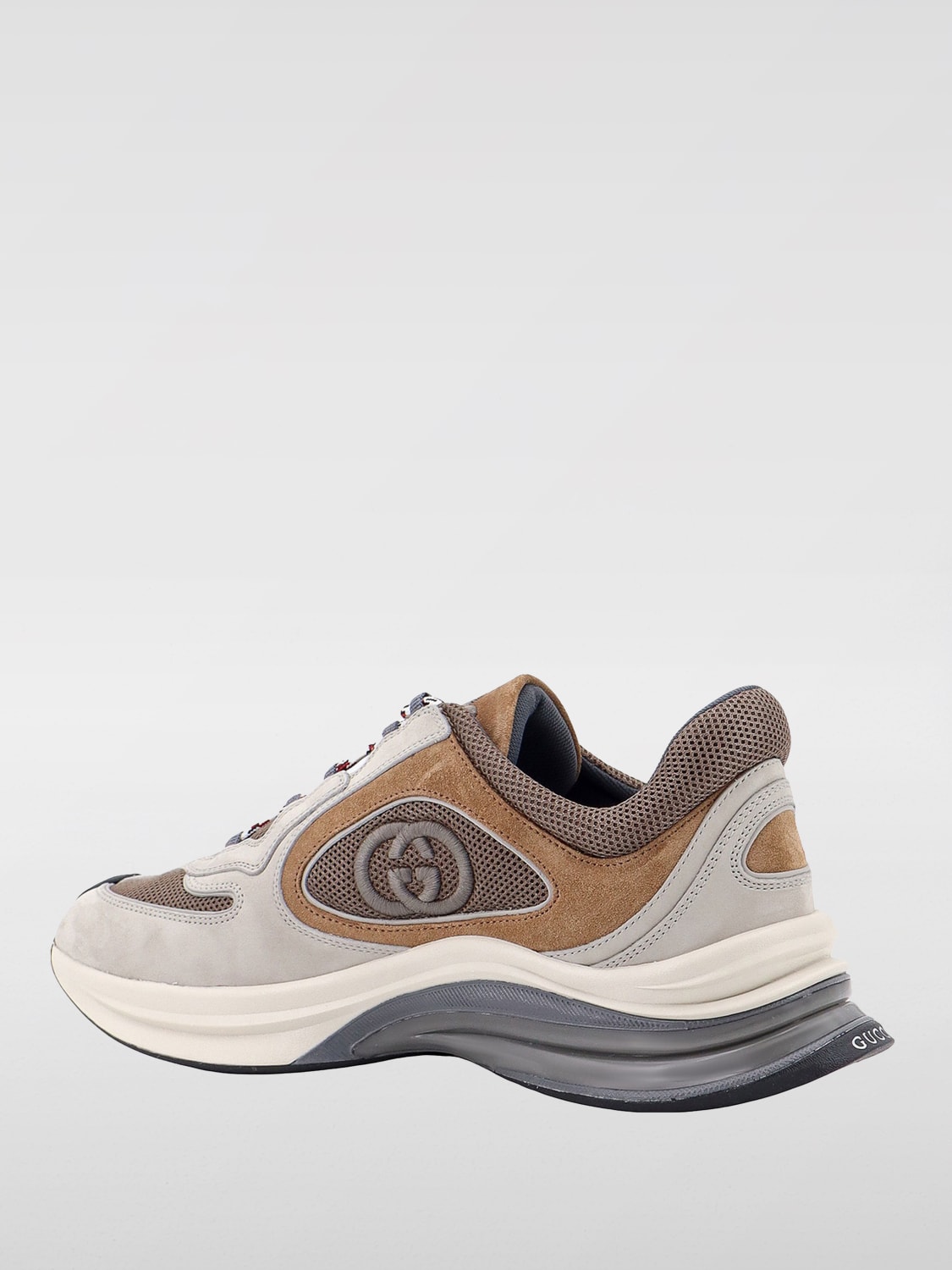 GUCCI SNEAKERS: Sneakers men Gucci, Grey - Img 2