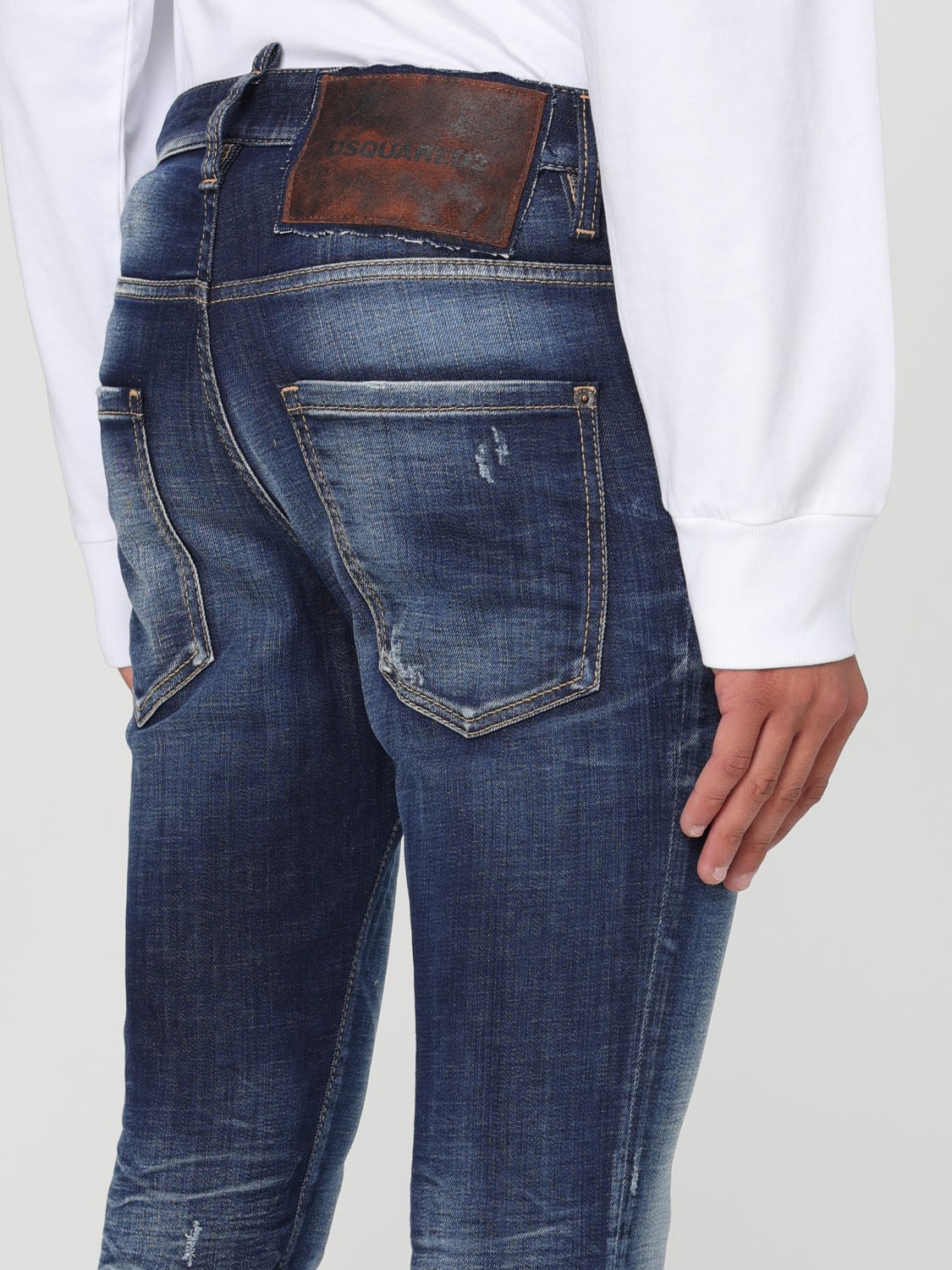 DSQUARED2 JEANS: Pants men Dsquared2, Blue - Img 3