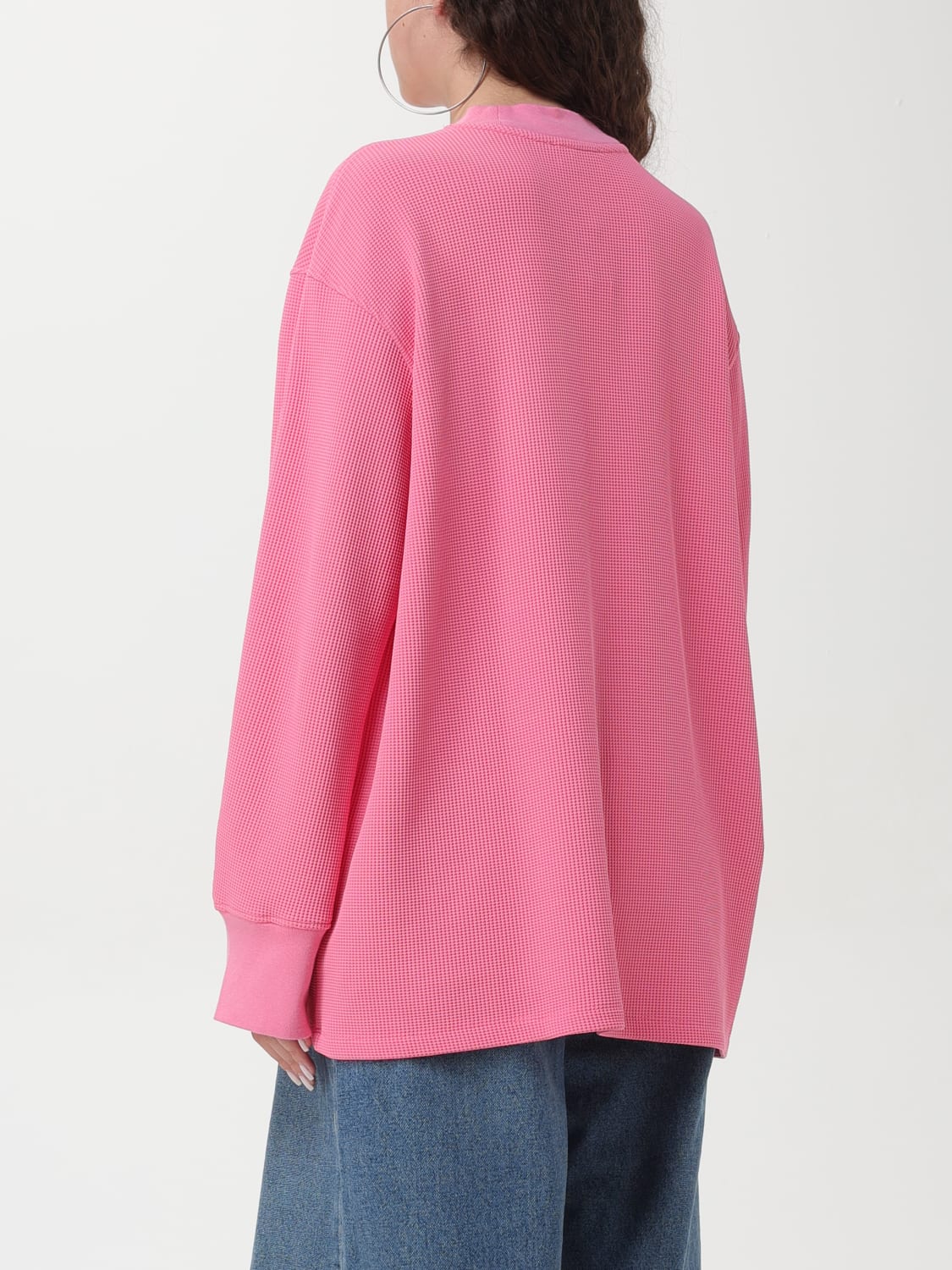 THE ATTICO SWEATSHIRT: T-shirt damen The Attico, Pink - Img 3