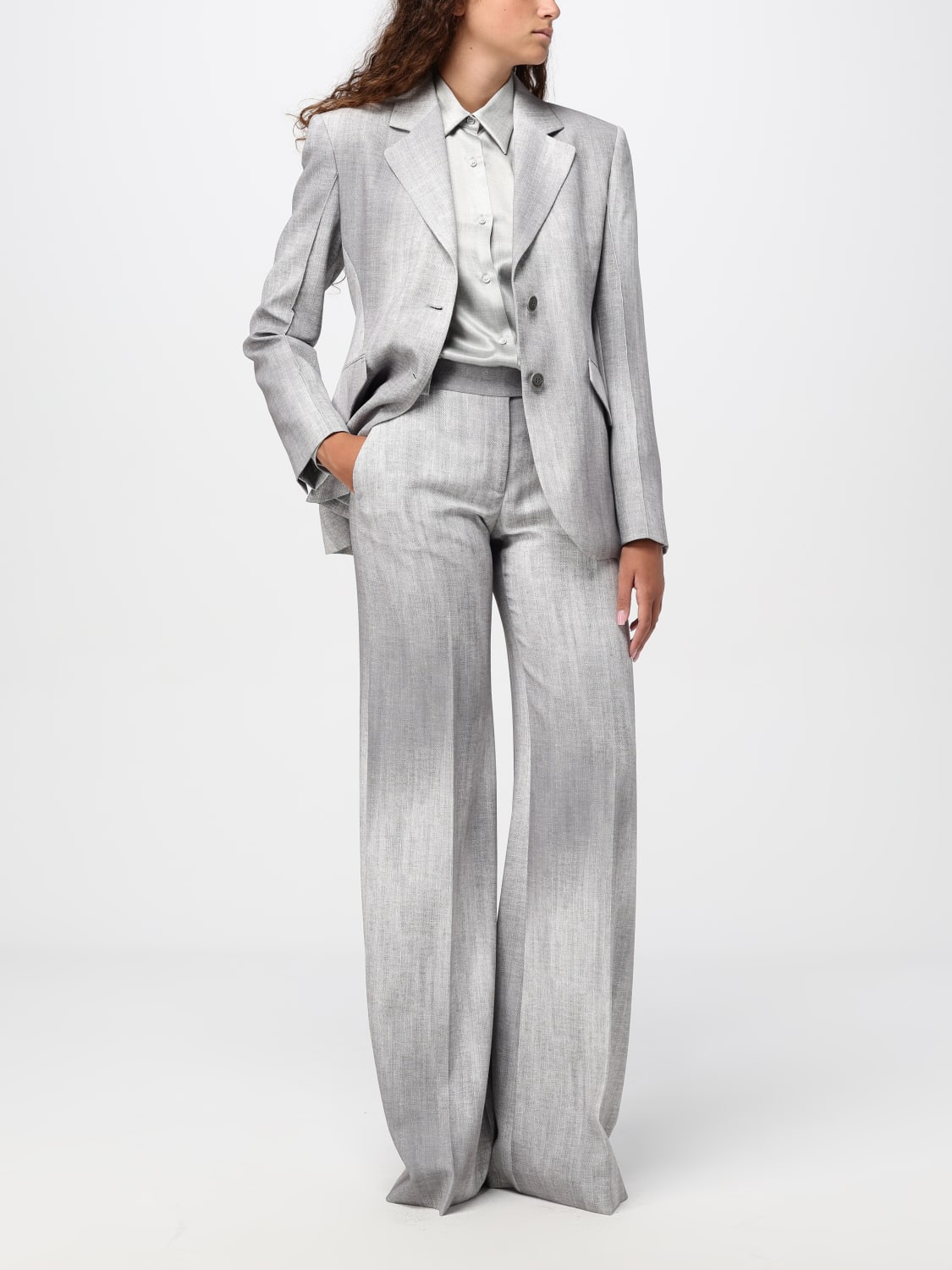 ERMANNO SCERVINO PANTS: Pants woman Ermanno Scervino, Grey - Img 2