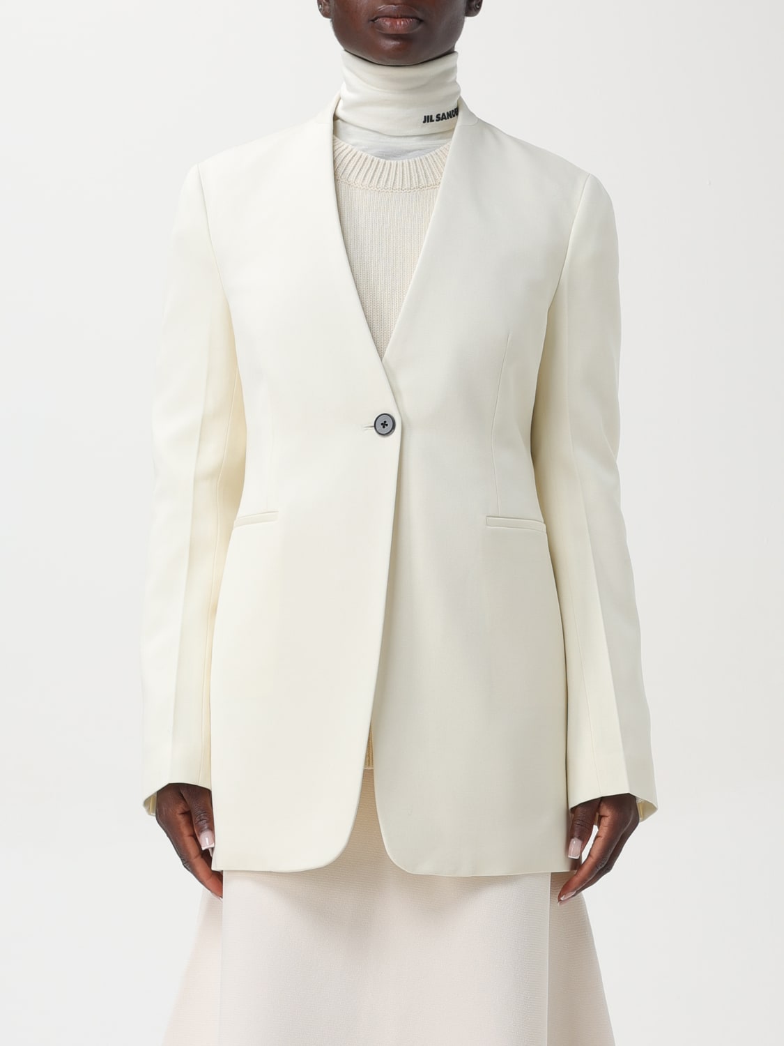 JIL SANDER BLAZER: Blazer damen Jil Sander, Puder - Img 1