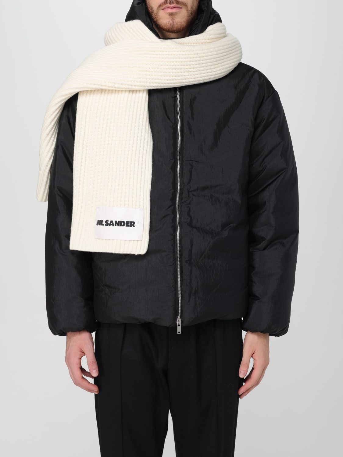 JIL SANDER BUFANDA: Bufanda hombre Jil Sander, Beige - Img 2