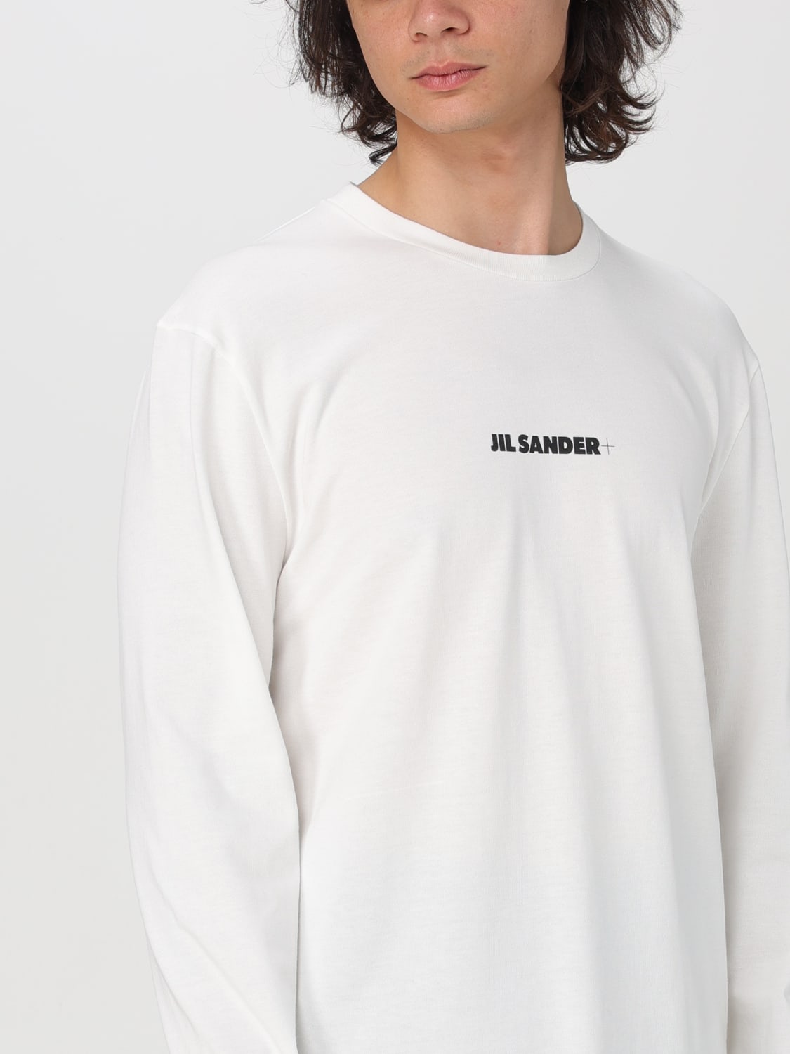 JIL SANDER T恤: T恤 男士 Jil Sander, 象牙色 - Img 5