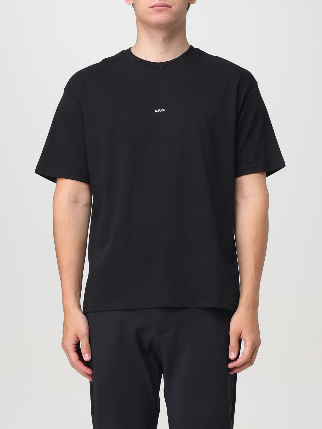 A.P.C. T-SHIRT: T-shirt men A.P.C., Black - Img 1