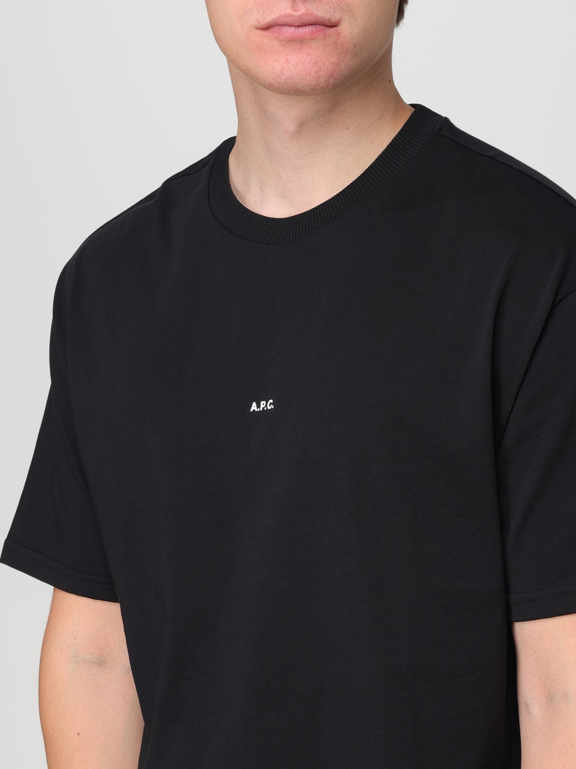 A.P.C. T-SHIRT: T-shirt men A.P.C., Black - Img 3