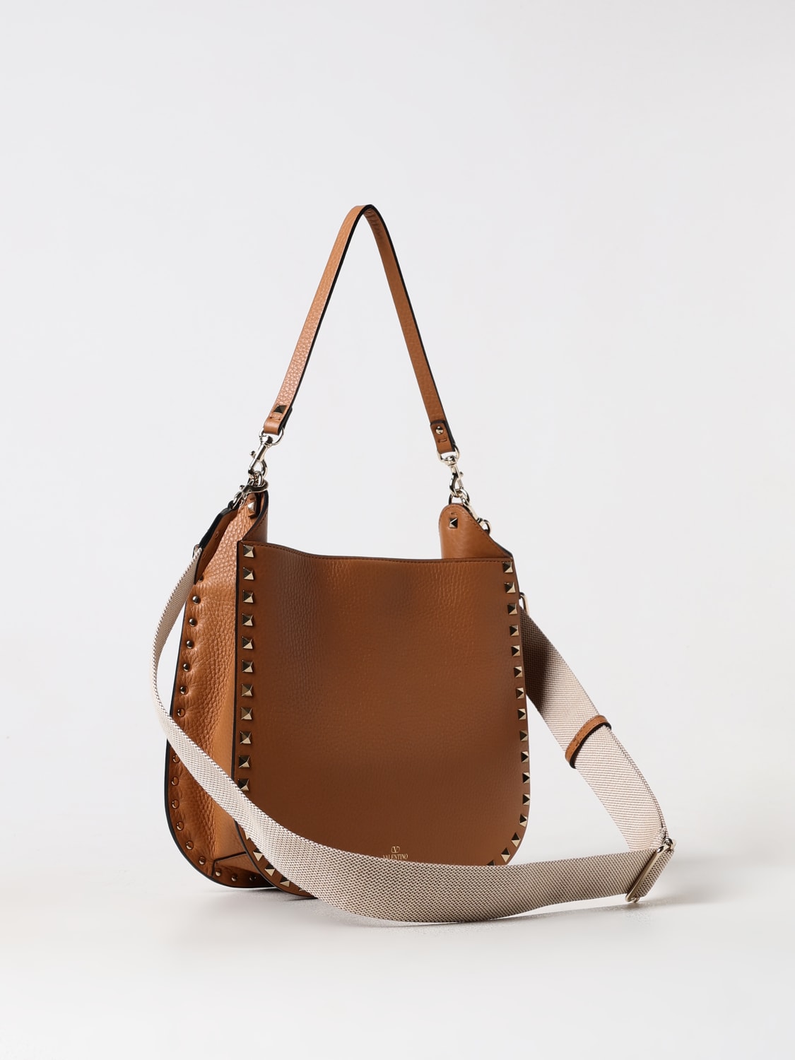 VALENTINO GARAVANI SHOULDER BAG: Shoulder bag woman Valentino Garavani, Beige - Img 3