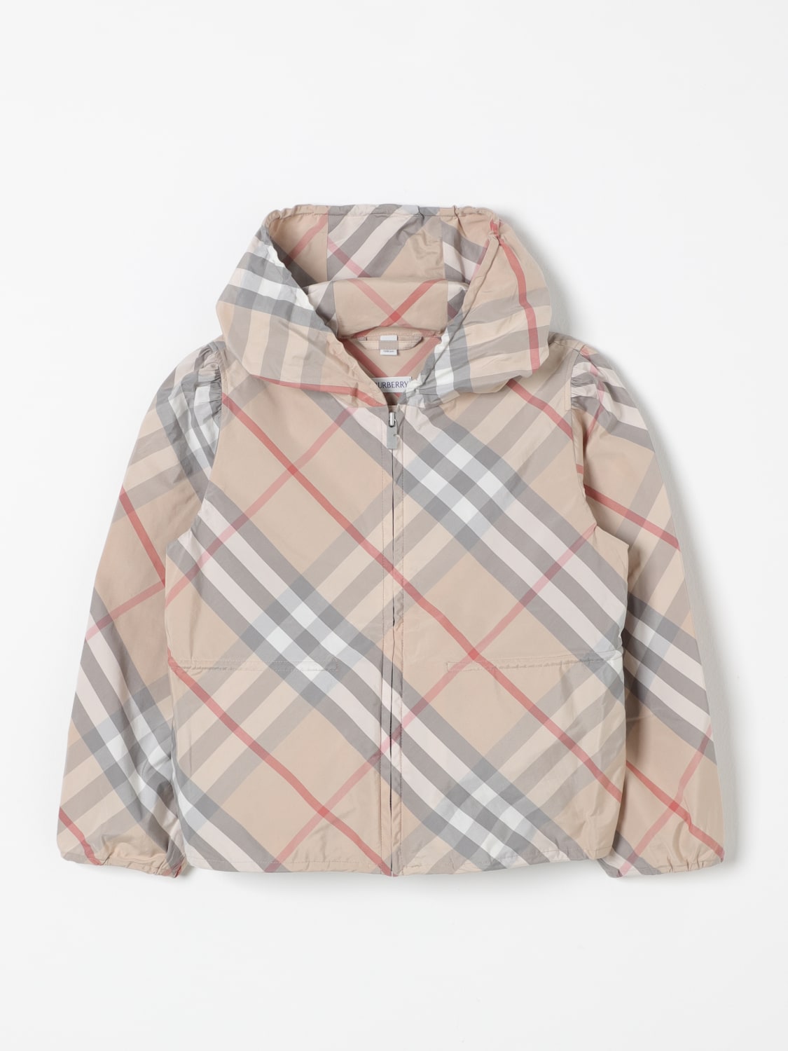 BURBERRY Jacket kids Grey Burberry jacket 8088538 online at GIGLIO.COM