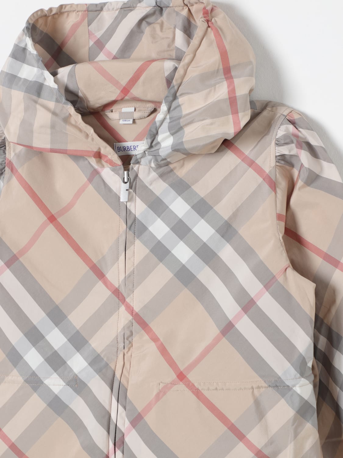 BURBERRY VESTE: Veste enfant Burberry, Gris - Img 3