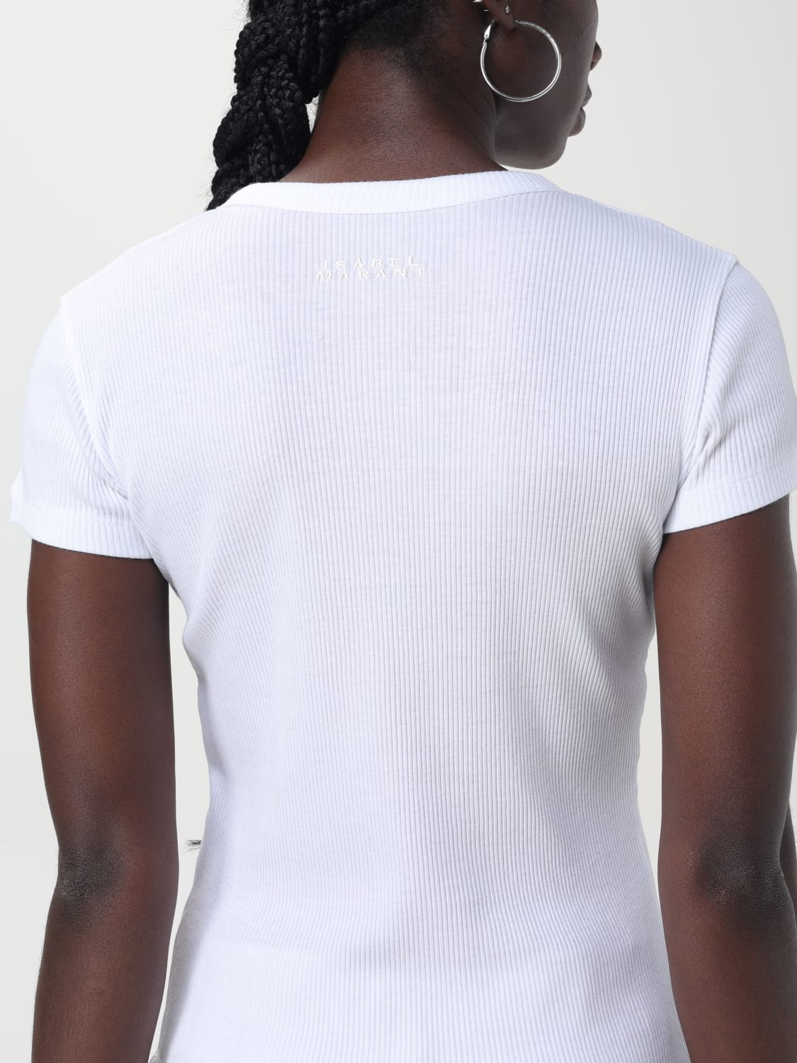 ISABEL MARANT T-SHIRT: T-shirt basic Isabel Marant, Bianco - Img 4