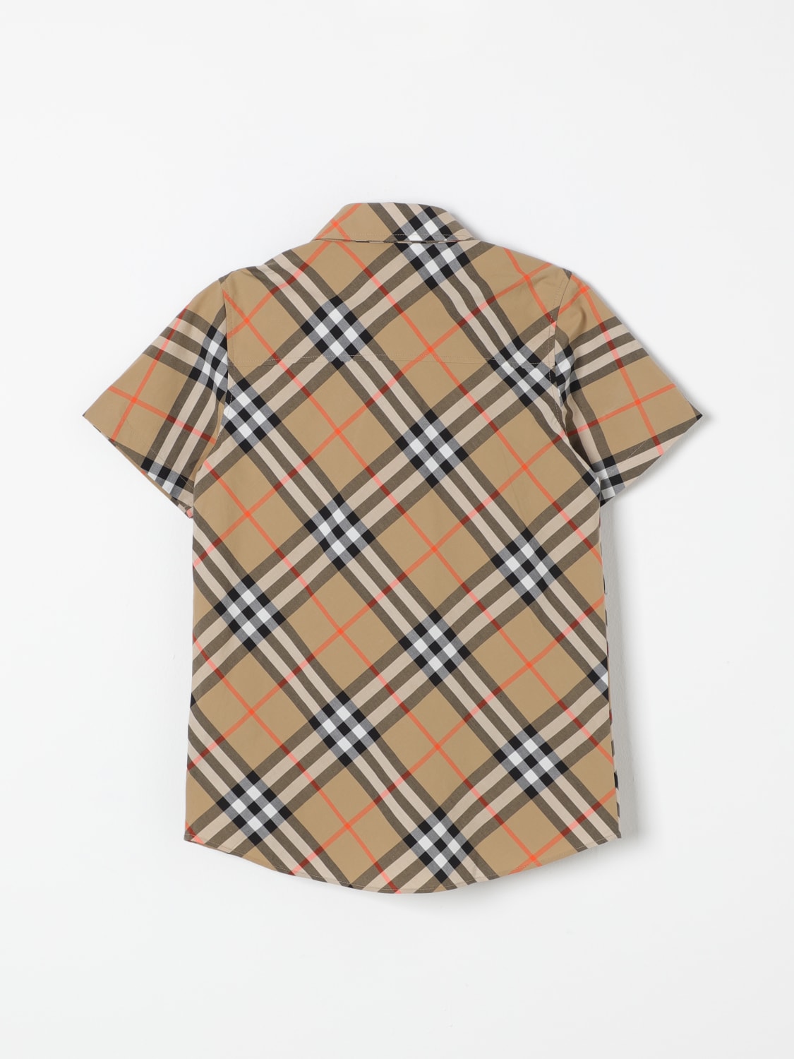 BURBERRY CAMISA: Camisa niños Burberry, Beige - Img 2