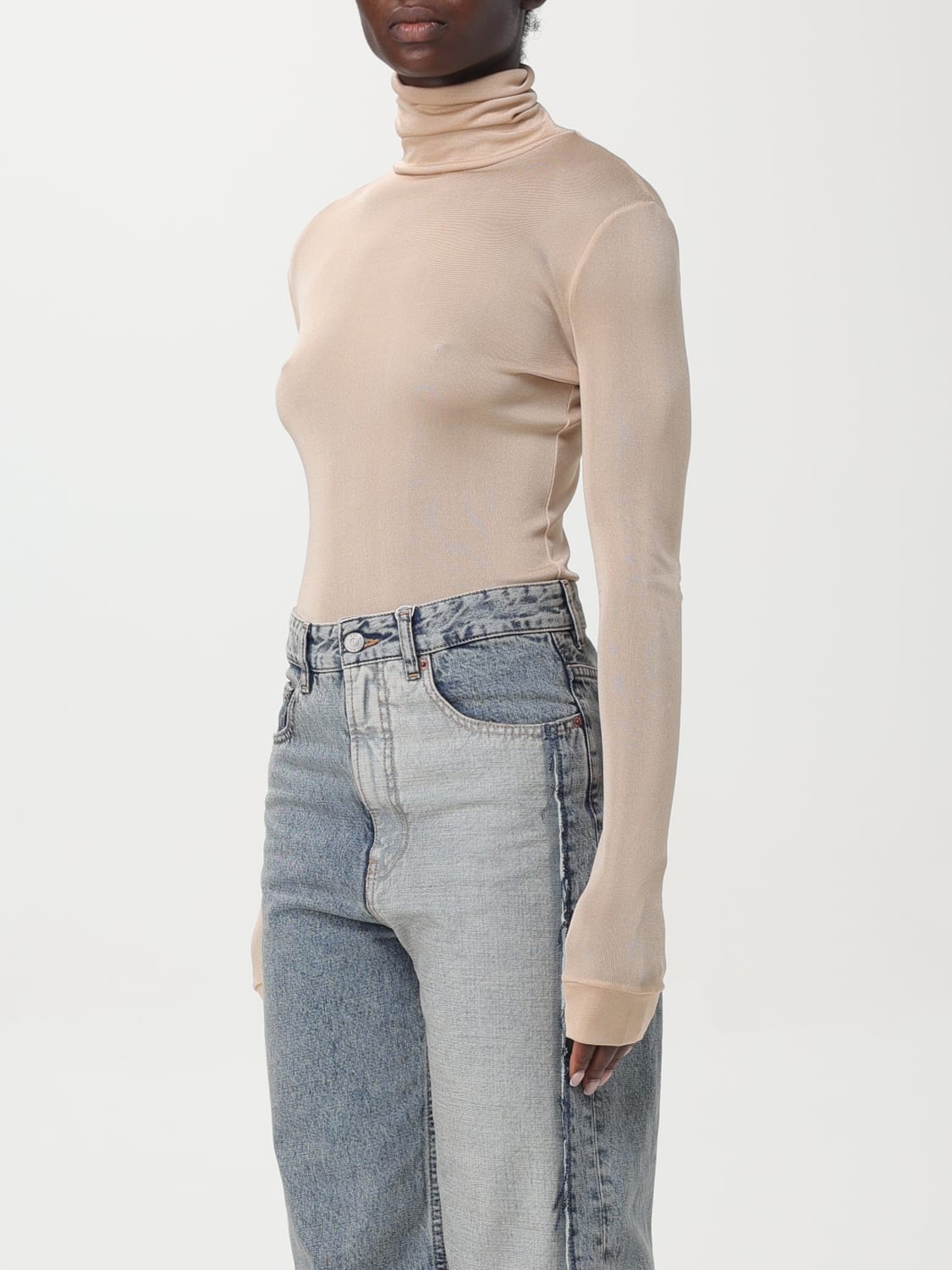 MAISON MARGIELA BODY: Body basic Maison Margiela in viscosa, Beige - Img 4