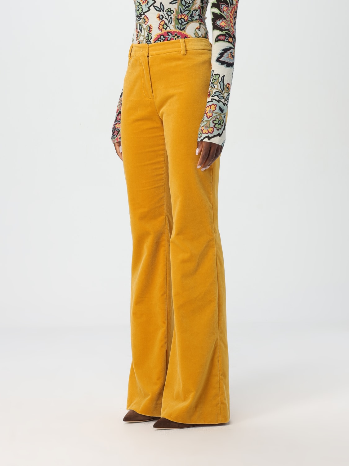 ETRO PANTALON: Pantalon femme Etro, Marron - Img 4