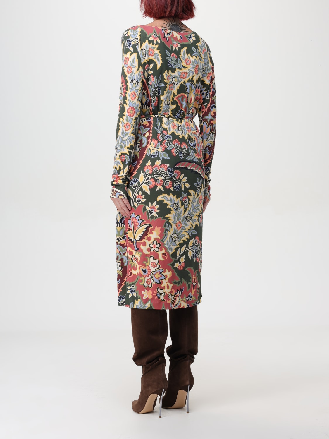 ETRO DRESS: Dress woman Etro, Green - Img 2