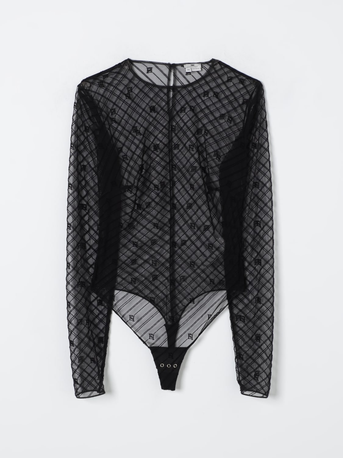 ELISABETTA FRANCHI BODY: Body woman Elisabetta Franchi, Black - Img 2