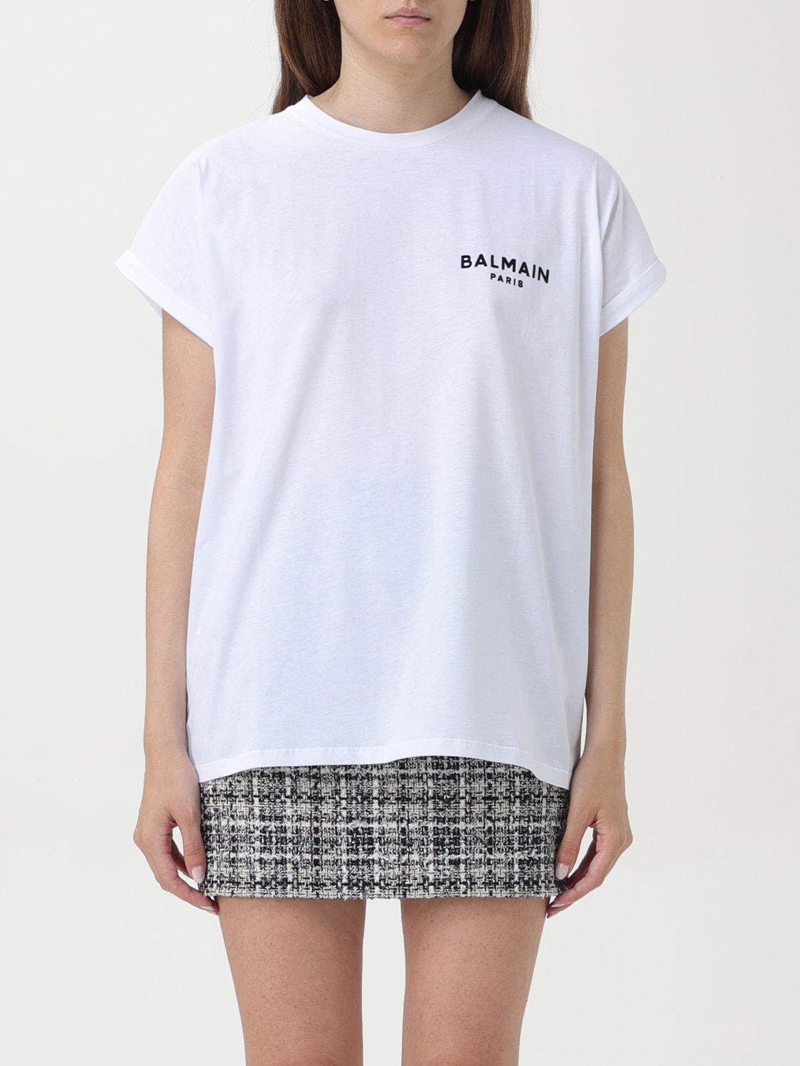 Giglio T-shirt con mini logo Balmain