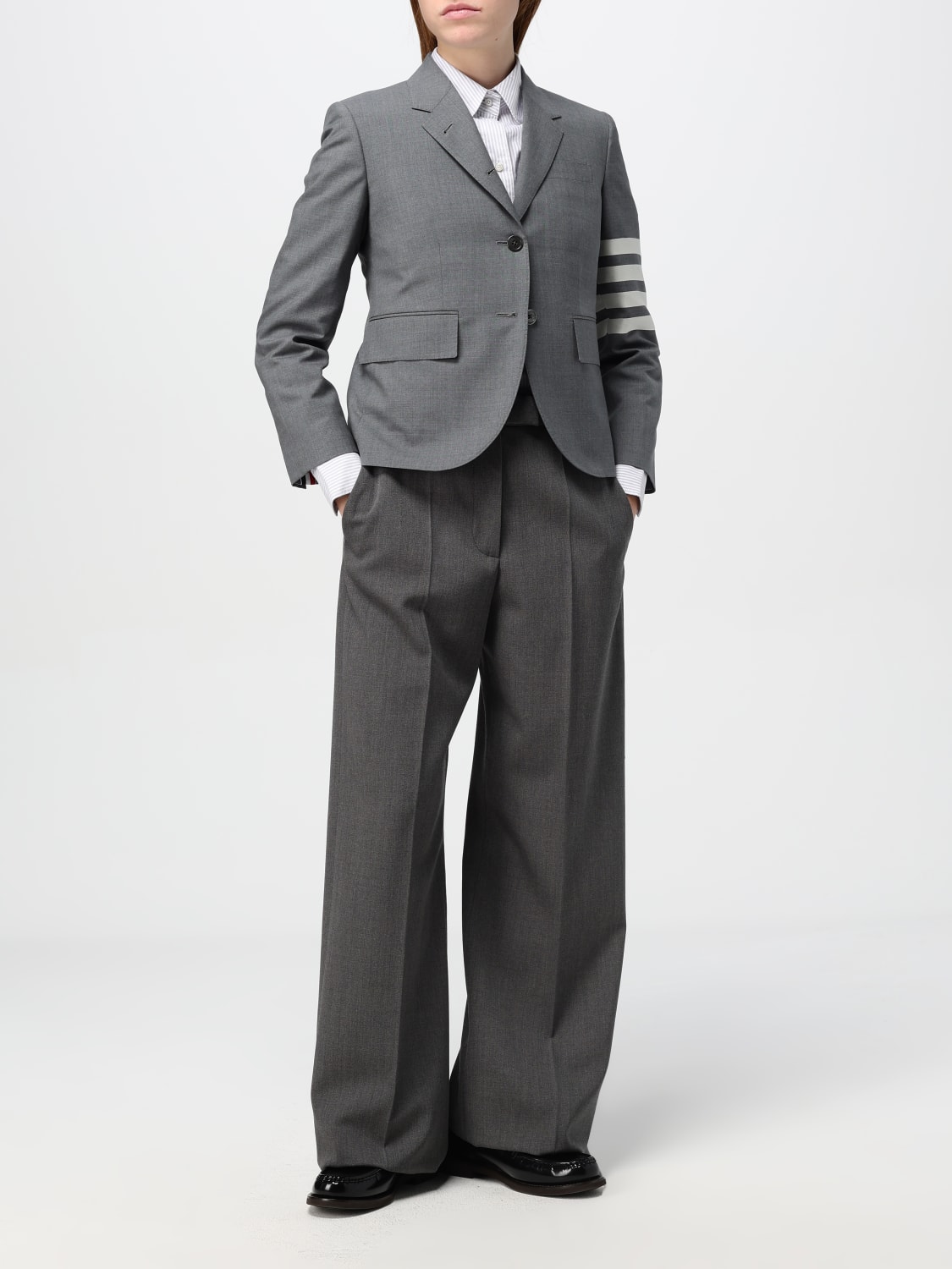 THOM BROWNE BLAZER: Blazer woman Thom Browne, Grey - Img 2