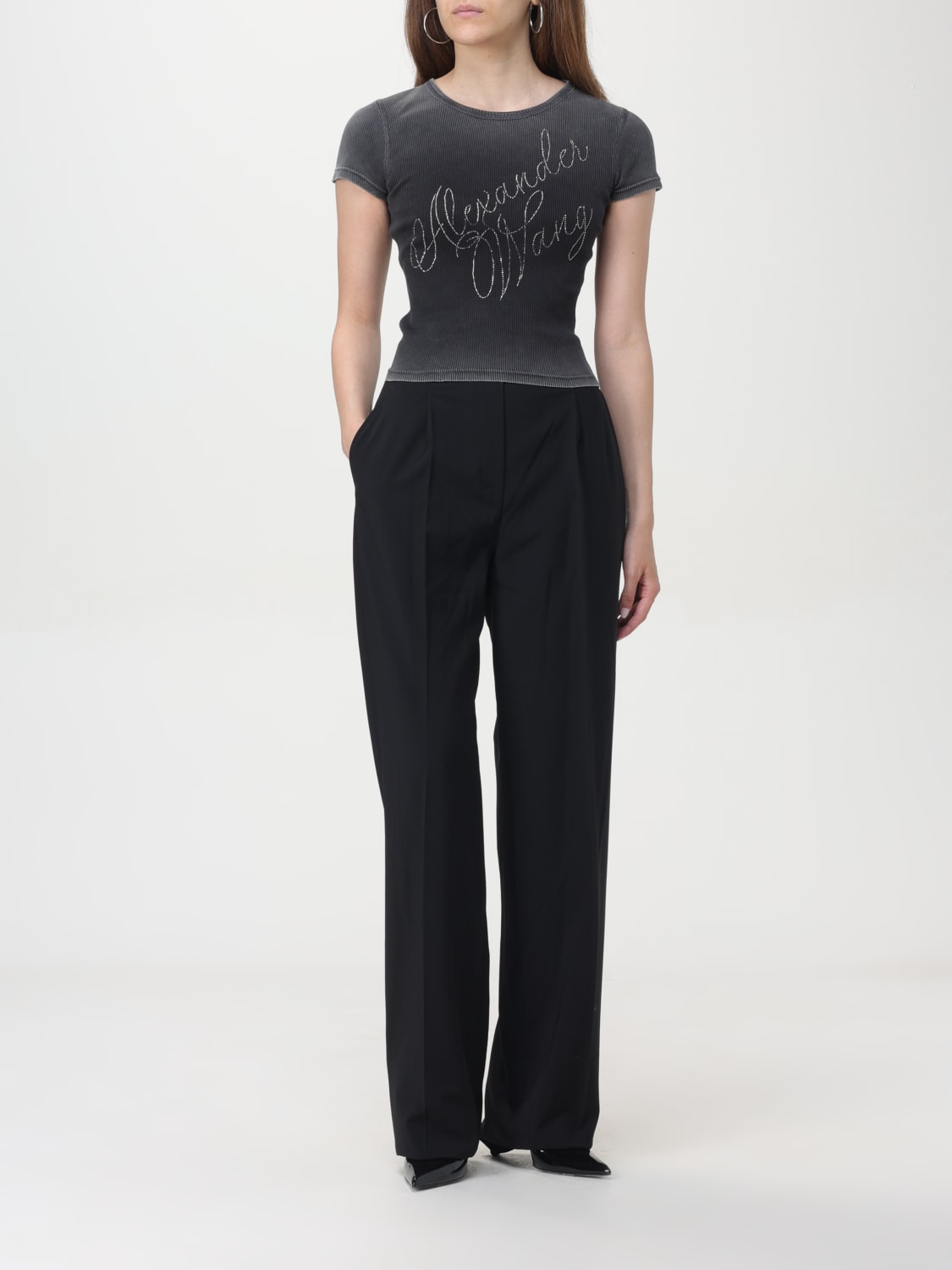 ALEXANDER WANG PANTALON: Pantalon femme Alexander Wang, Noir - Img 2