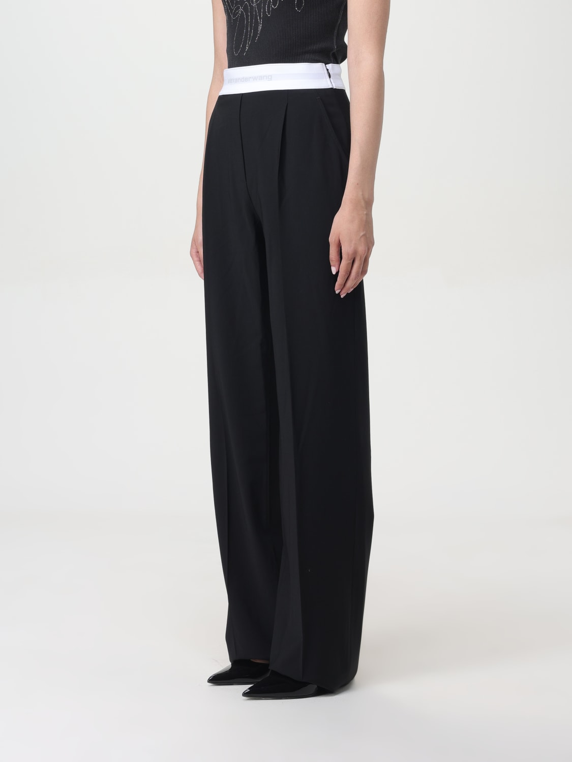 ALEXANDER WANG PANTALON: Pantalon femme Alexander Wang, Noir - Img 4