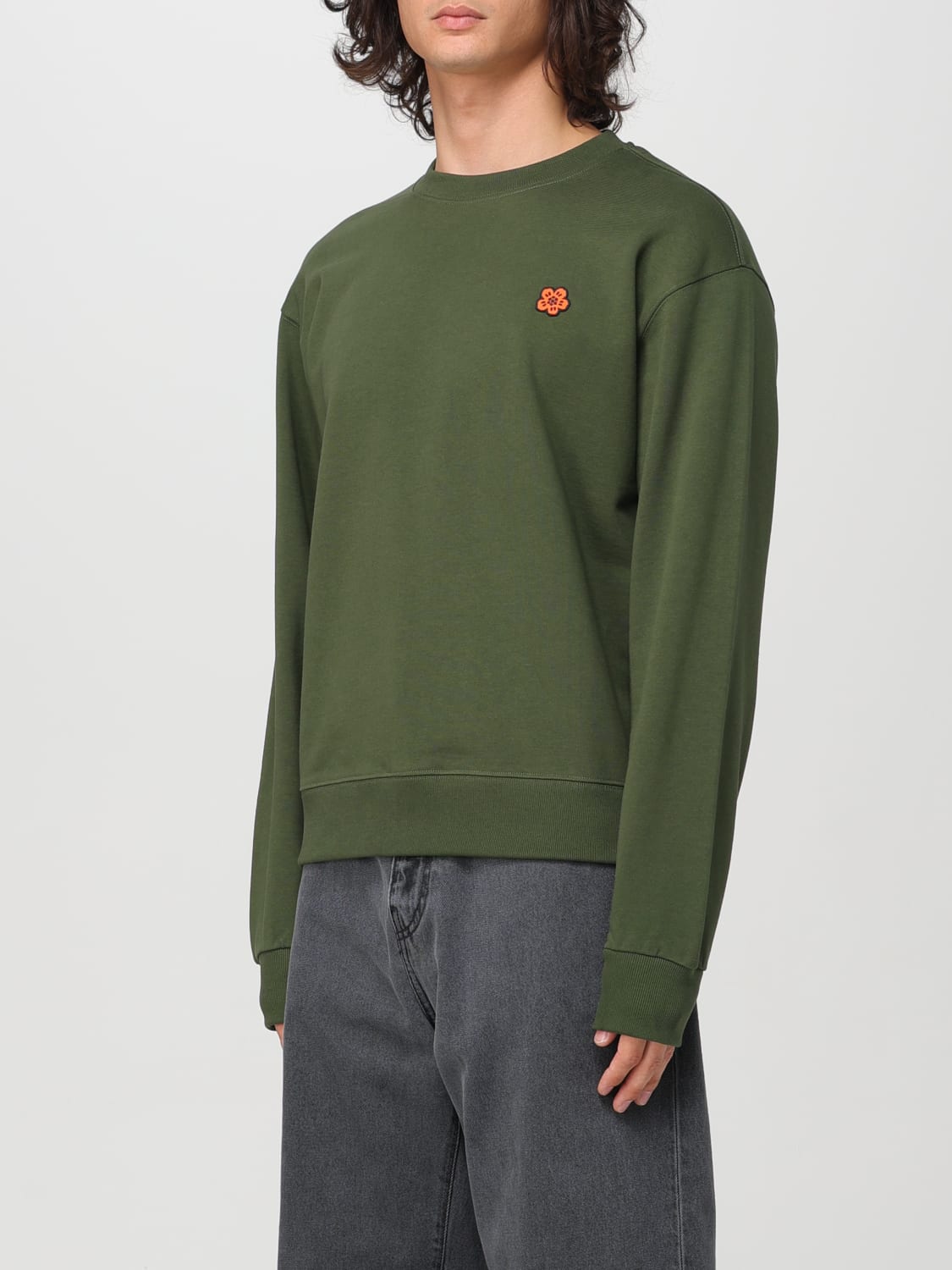 KENZO SWEATSHIRT: Sweatshirt men Kenzo, Kaki - Img 4