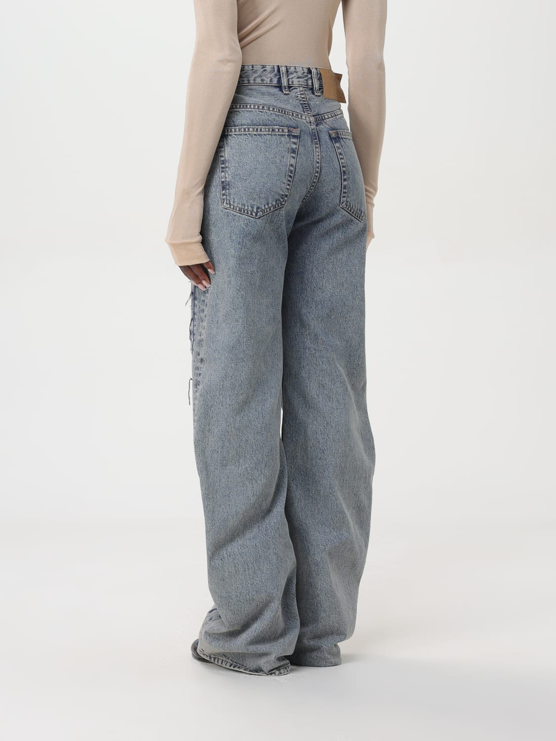 MM6 MAISON MARGIELA JEANS: Jeans woman Mm6 Maison Margiela, Blue - Img 3