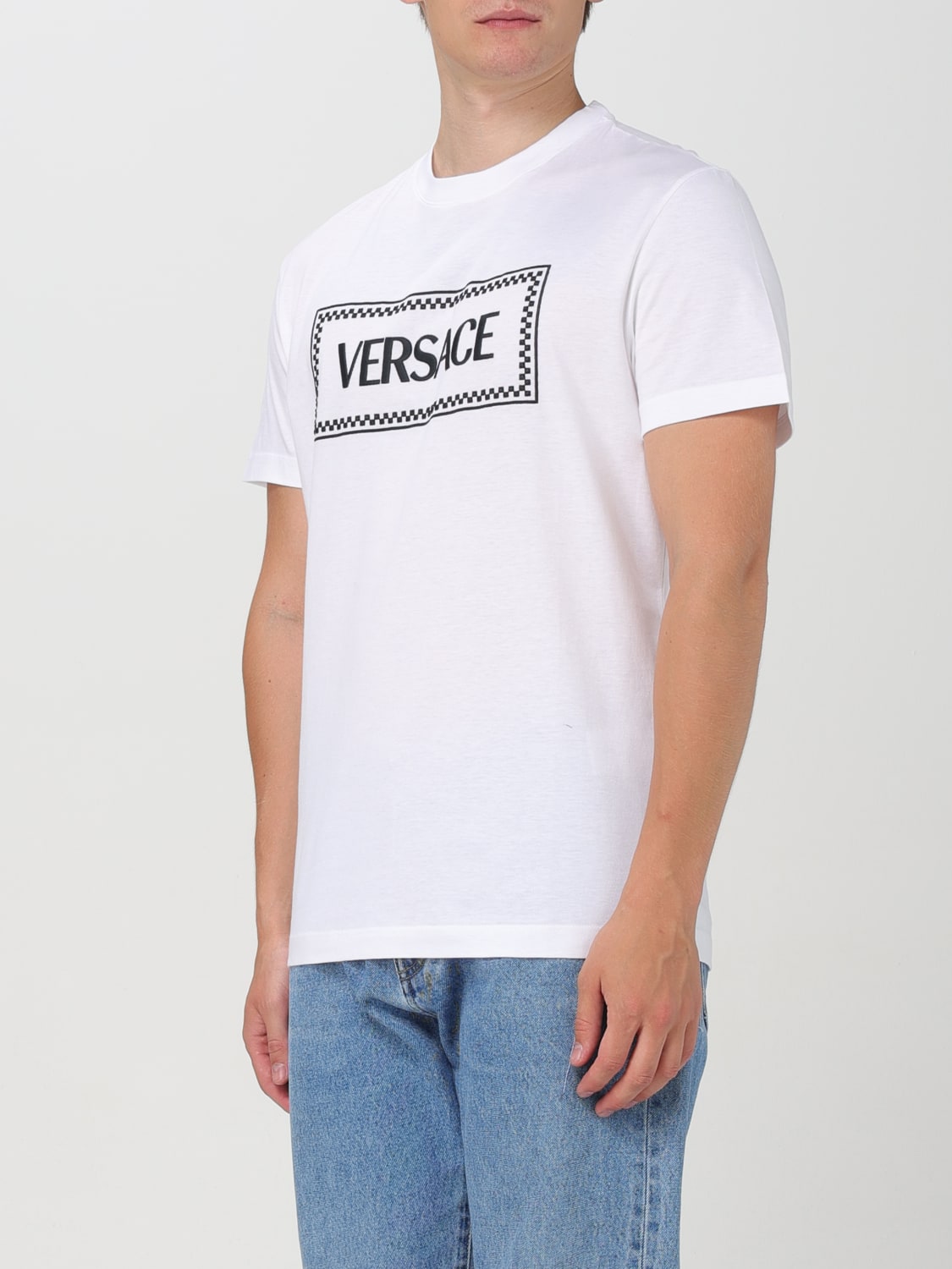 VERSACE T-SHIRT: T-shirt men Versace, White - Img 4