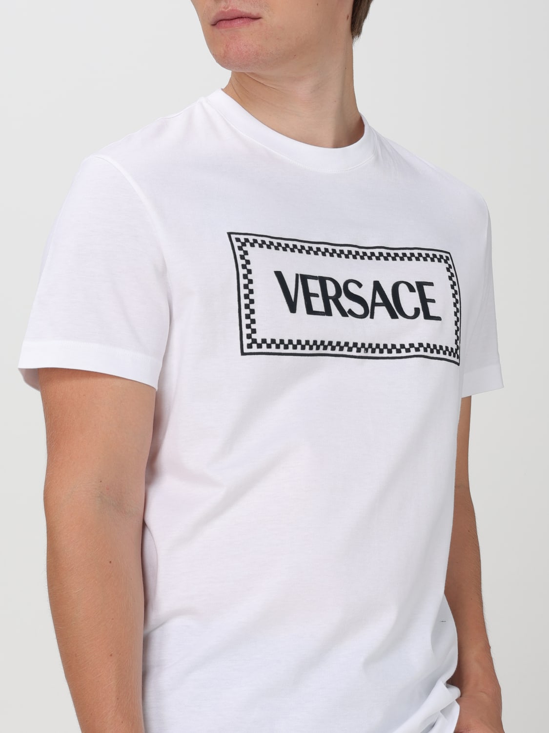 VERSACE T-SHIRT: T-shirt men Versace, White - Img 5