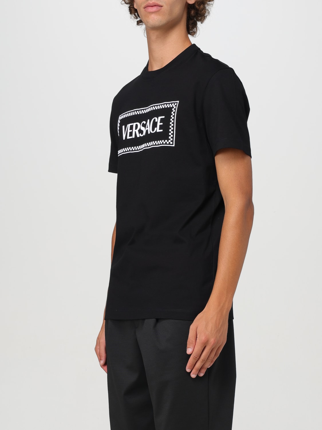 VERSACE T-SHIRT: T-shirt men Versace, Black - Img 3