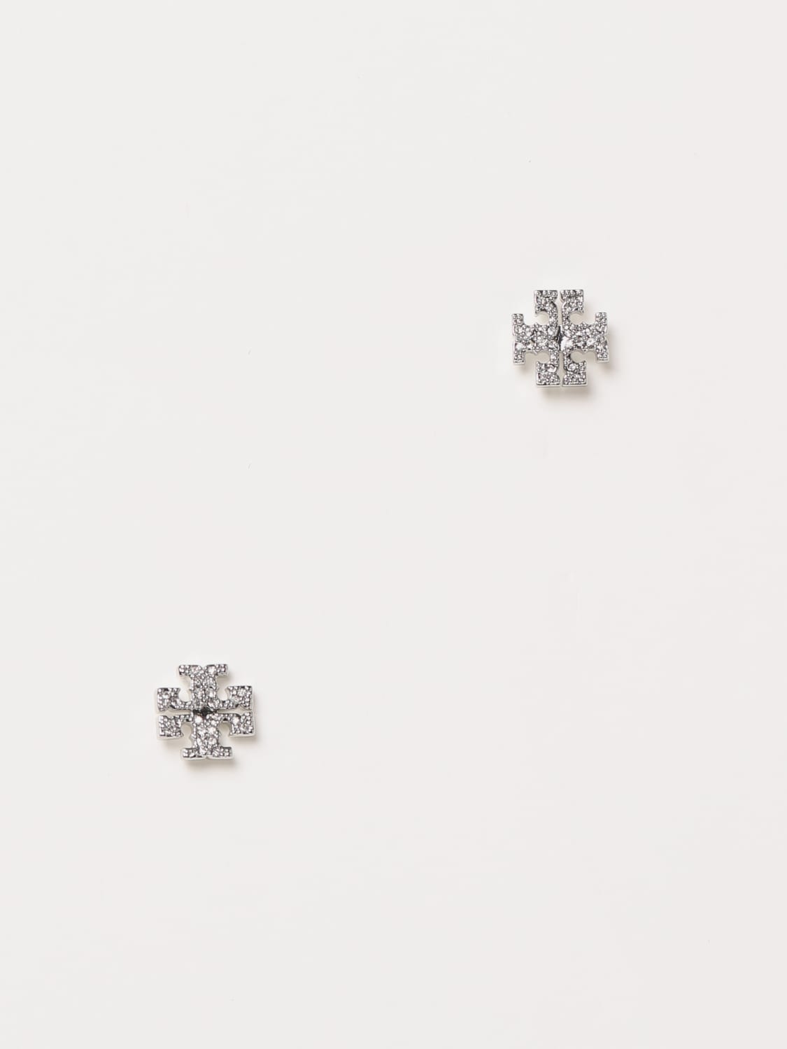 Giglio Orecchini Miller Tory Burch in ottone con strass incastonati