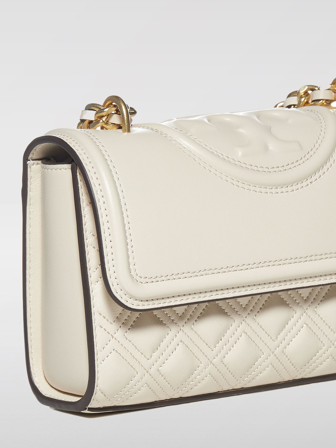 TORY BURCH Shoulder bag woman Yellow Cream Tory Burch mini bag 75576 online at GIGLIO.COM