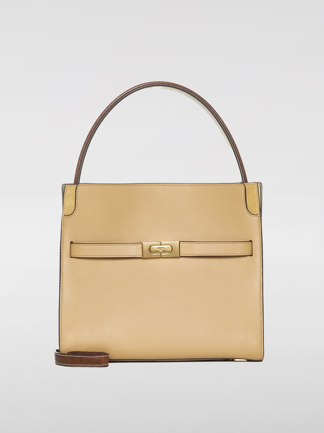 Giglio Borsa Double Lee Radziwill Tory Burch in pelle