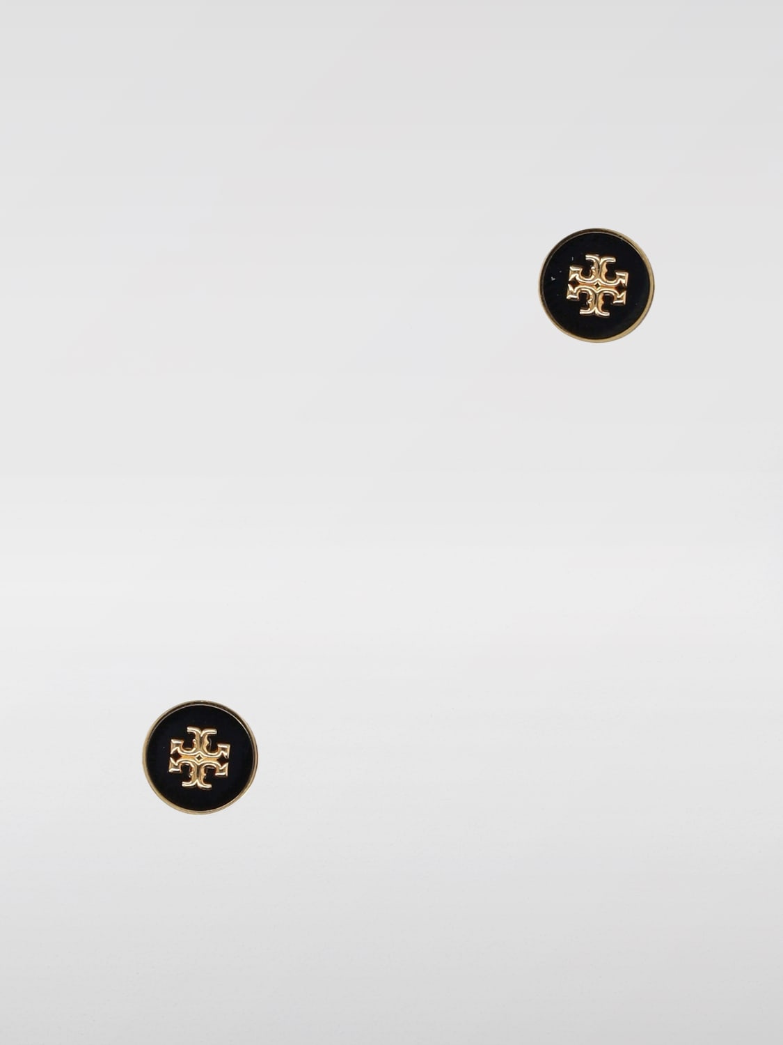 Giglio Orecchini Tory Burch in ottone smaltato