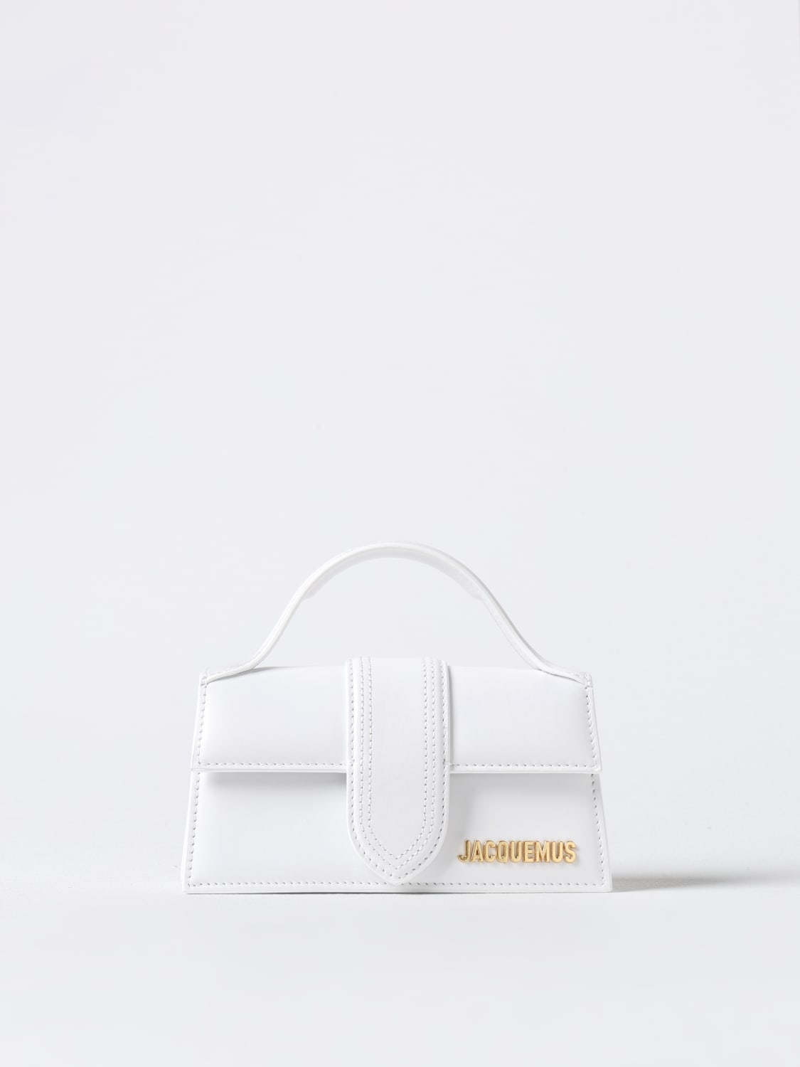 JACQUEMUS MINI BAG: Shoulder bag woman Jacquemus, White - Img 1