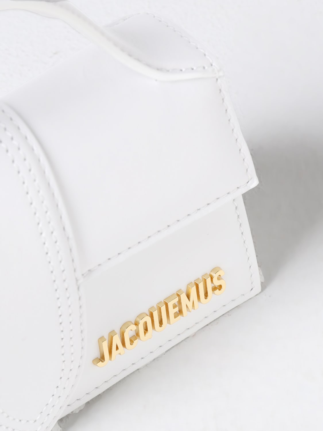 JACQUEMUS MINI BAG: Shoulder bag woman Jacquemus, White - Img 4