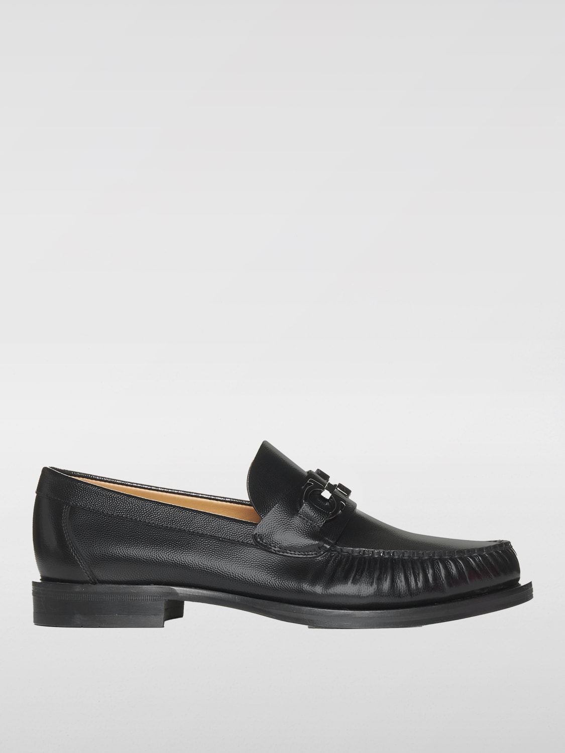 FERRAGAMO LOAFERS: Loafers men Ferragamo, Black - Img 1