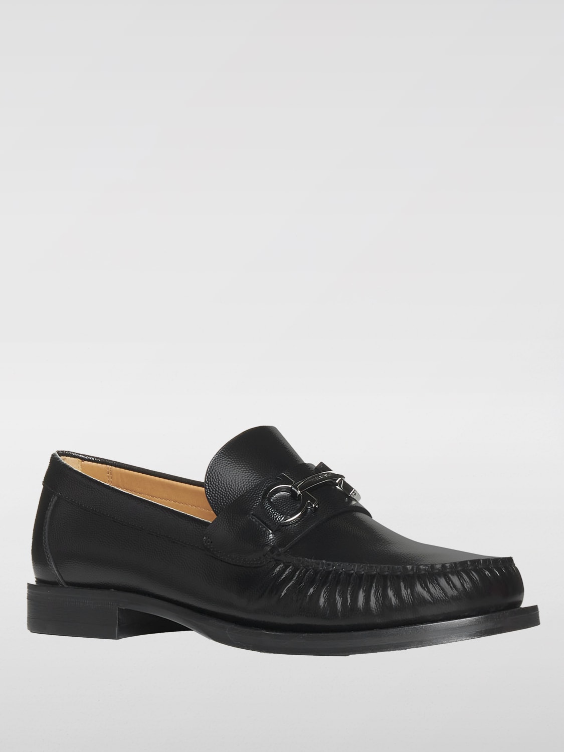 FERRAGAMO LOAFERS: Loafers men Ferragamo, Black - Img 3