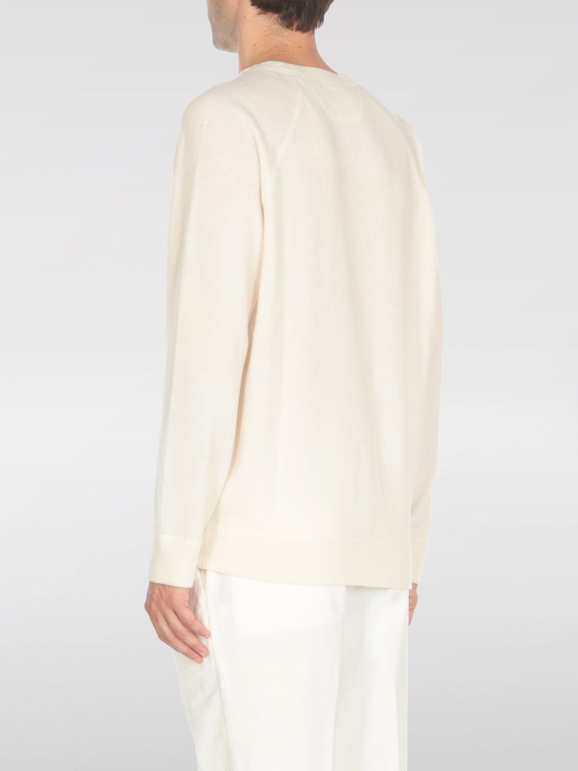 BRUNELLO CUCINELLI SWEATER: Sweater men Brunello Cucinelli, Ivory - Img 3