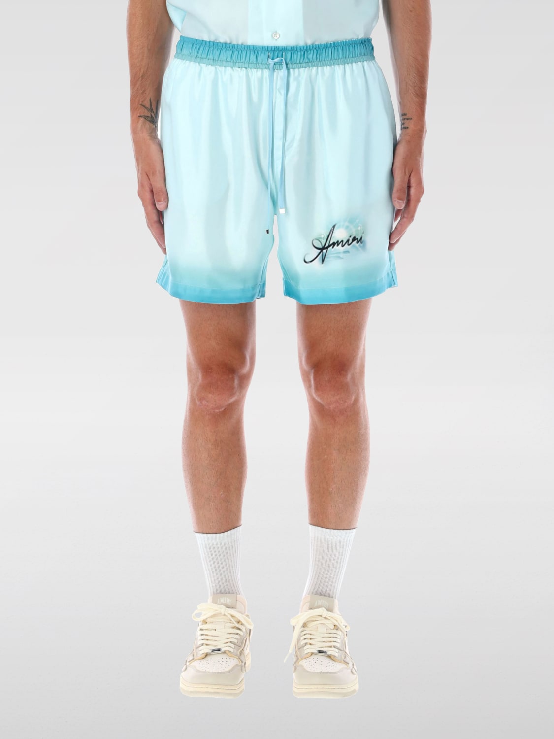 AMIRI SHORT: Short men Amiri, Gnawed Blue - Img 1