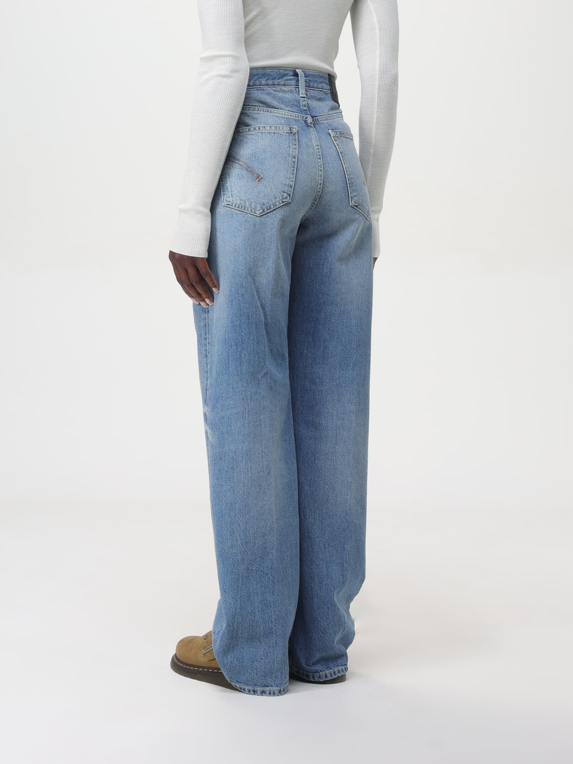 DONDUP JEANS: Pantalone a 5 tasche Dondup, Denim - Img 2